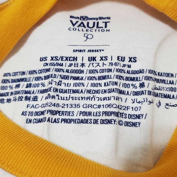 NEW Disney Spirit Jersey Walt Disney World 50th Anniversary Celebration Size XS - Picture 13 of 15